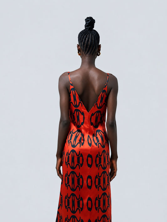 Monogram Slip Dress